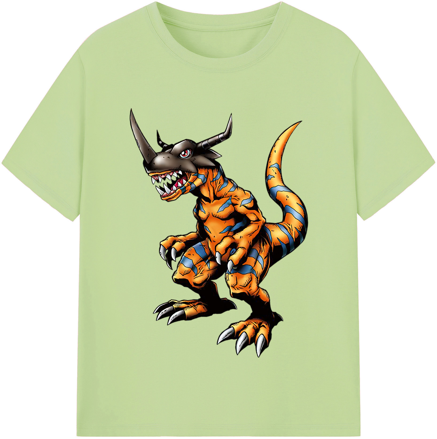 （画像用） Digimon デジタルモンスター/デジモン 綿100％半袖Tシャツ（フロントプリント）